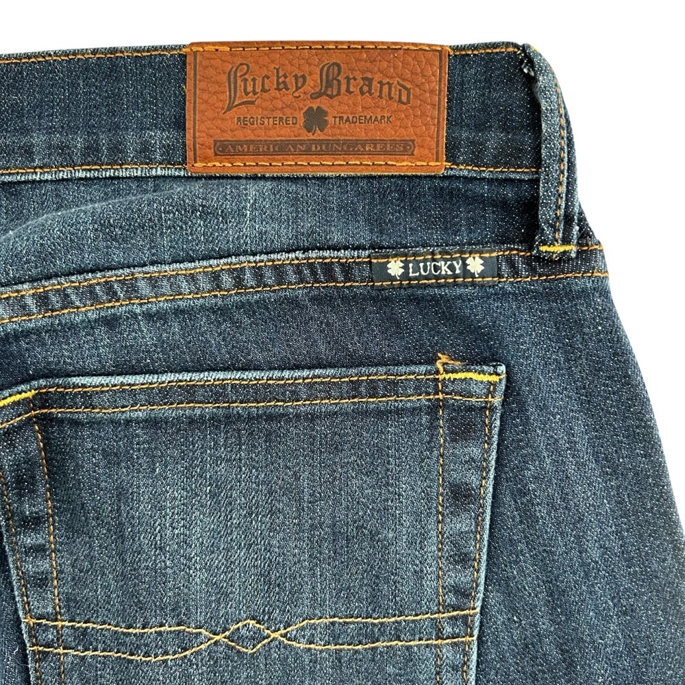 LUCKY BRAND Sweet N’ Crop Cuffed Capri Blue NEW Jeans 12/31 - Picture 8 of 9